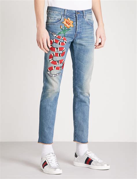 gucci pant men|gucci jeans men's price.